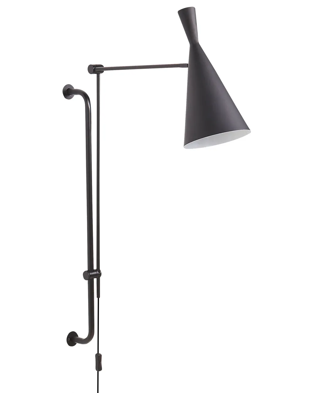 Lampa ścienna MARISA Regulowana Metal Czarny