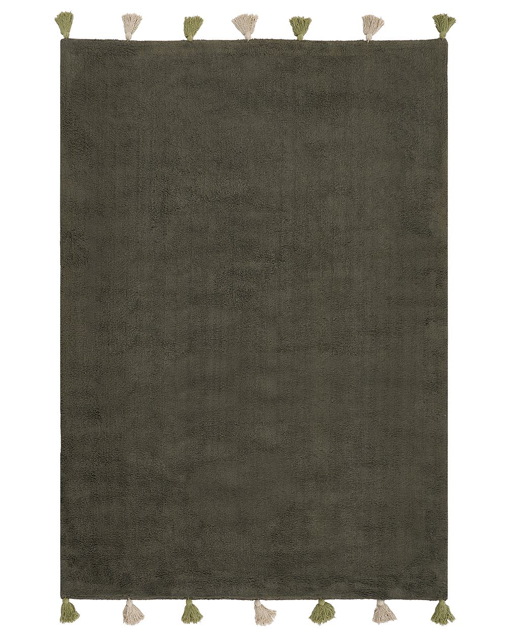 Tapis enfant KODINHI  Vert foncé 140 x 200 cm Coton
