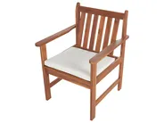 Set da giardino con tavolo 4 posti ALTIDONA Legno d'acacia Bianco sporco_922429