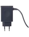 LED bordlampe med USB-port metall sølv CHAMAELEON_854112