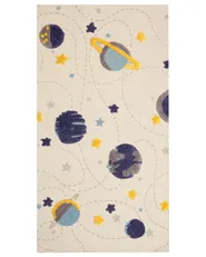 Tappeto per bambini LANGSA Beige 80 x 150 cm Cotone_864180