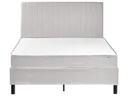 Divan Bed Fabric COUNTESS 160 x 200 cm (EU King Size) Light Grey_1054554