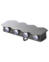 Conjunto de 2 candeeiros de parede LED de exterior em metal preto WELDON_917148