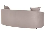 Sofa AMAL mit Ottomane Stoff Taupe_1143361