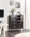 Szafka biurowa HOLBECK Metal Czarny