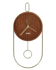 Zegar ścienny SIERRE 20 cm Ciemnobrązowy_940890