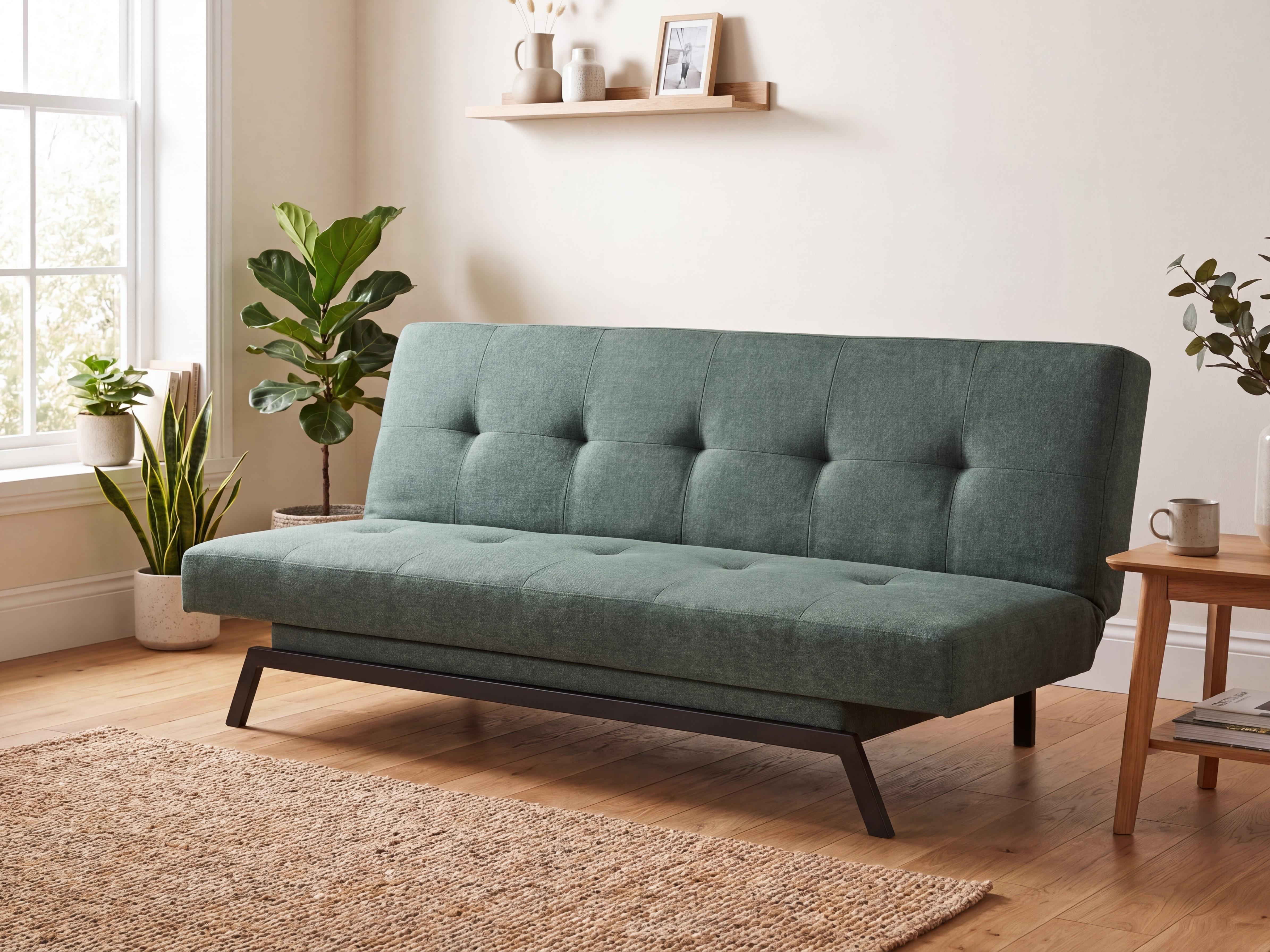Bäddsoffa 3-sits LEEDS Grön
