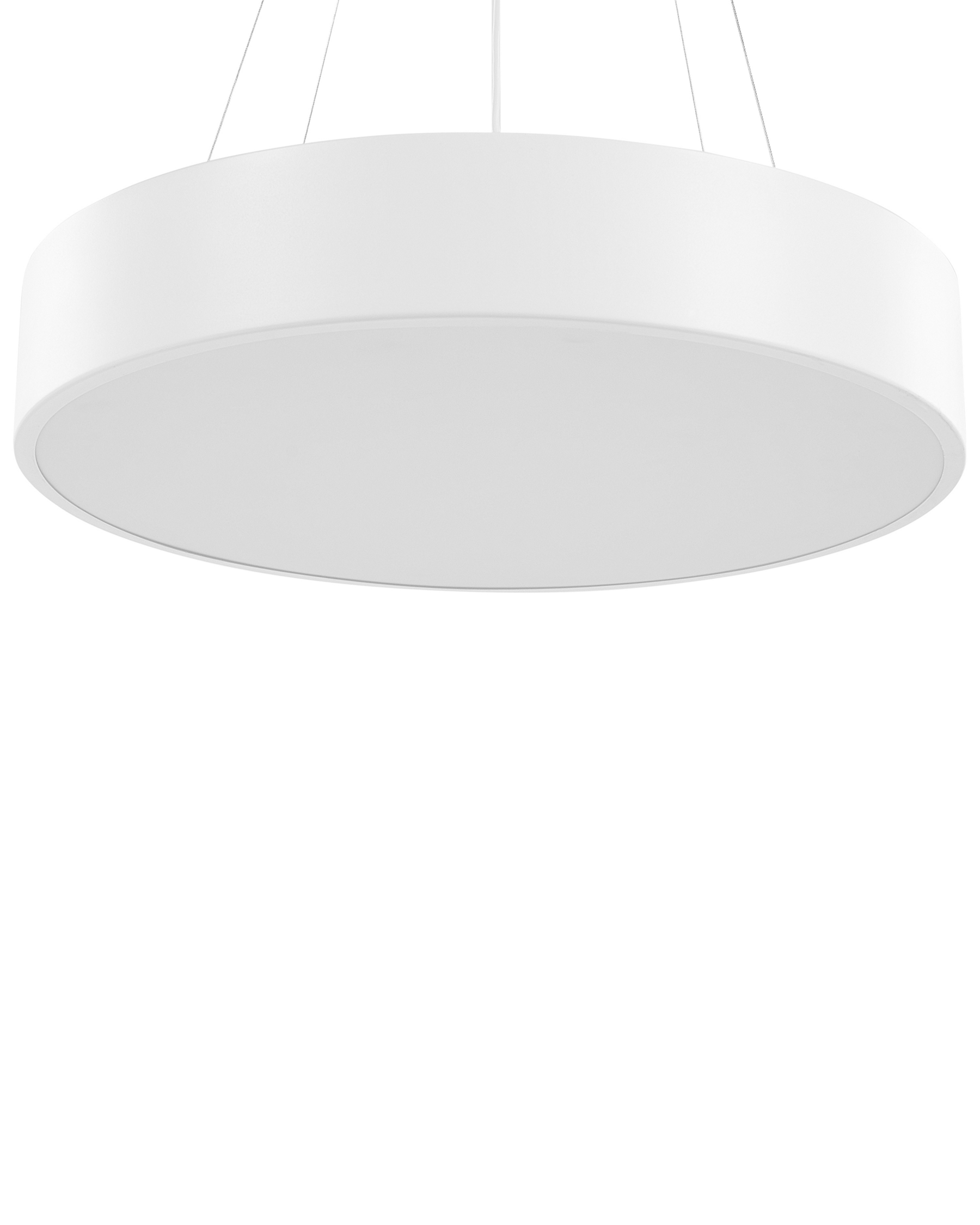 Lampa wisząca LED metalowa biała BALILI_824640