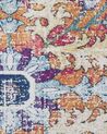 Teppich mehrfarbig orientalisches Muster 80 x 200 cm Kurzflor ENAYAM_831711