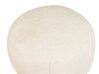 Pouf en tissu beige clair ADLANA_935533