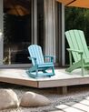 Fotel bujany ogrodowy dla dzieci jasnoniebieski ADIRONDACK_918311