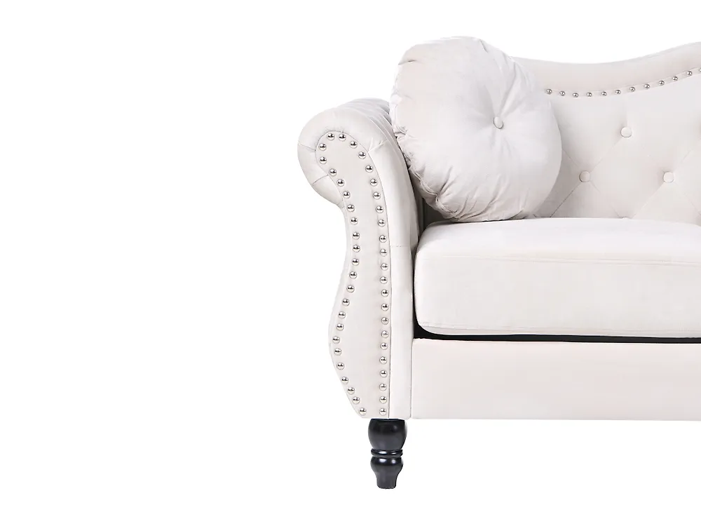 Sofa dla 2 osób SKIEN Welur_1170628