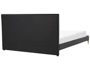 Bett mit Lattenrost Samtstoff LIMOUX 160 x 200 cm Schwarz_867224