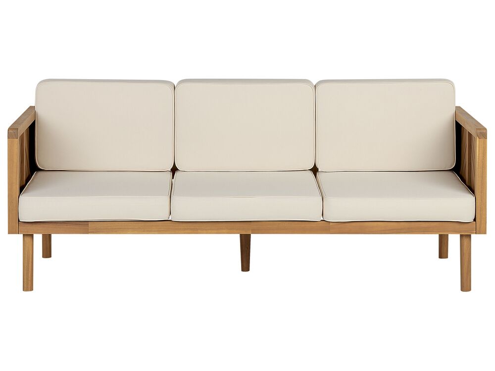Sofa ogrodowa dla 3 osób BARATTI Drewno akacjowe Brązowy
