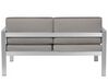 Loungeset 4-zits aluminium donkergrijs SALERNO_679549