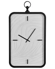 Horloge murale MOLIENS 32 cm Blanc/noir_1151145