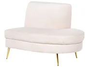 Divano semicircolare 4 posti MOSS Velluto Beige chiaro_851374
