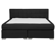 Lit Boxspring Tissu ADMIRAL 160 x 200 cm Noir_679073