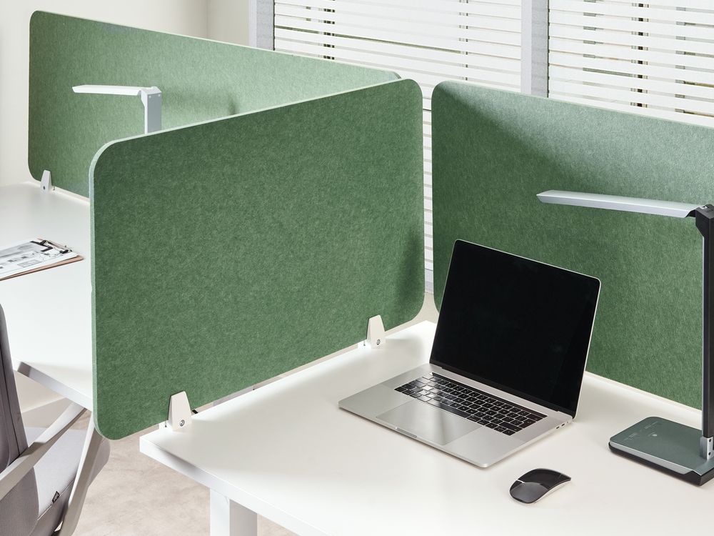 Desk Screen SPLIT 80 x 50 cm Green