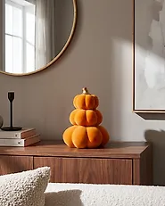 Figurine Pumpkin KALAMATA Velvet Orange_1177446