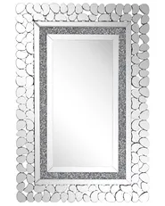 Specchio PABU 60 cm 90 cm Argento_773199