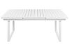 Puutarhapöytä jatkettava valkoinen 180/240 x 90 cm VALCANETTO_922600