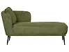 Left-Hand Chaise Longue ARTHEZE Fabric Dark Green