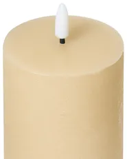 Set of 6 LED Candles BRAISE 10/13/15 cm Beige_1015911