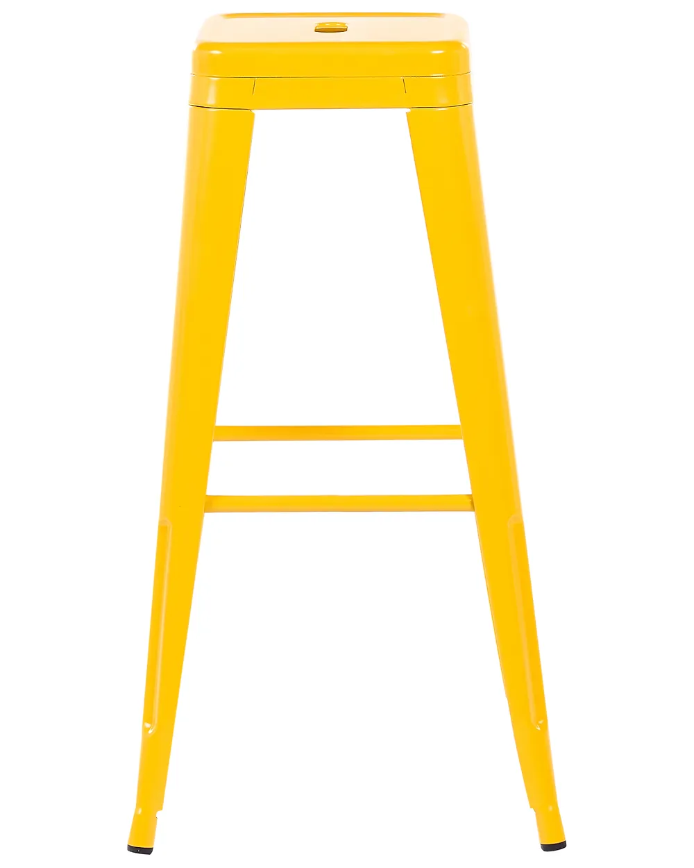 Conjunto de 2 sillas de bar CABRILLO Metal Amarillo_1165838