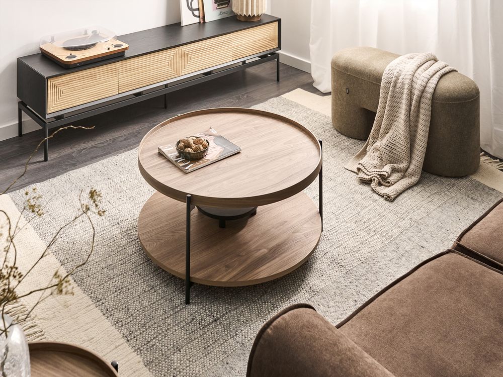 Coffee Table LANDER Dark Brown