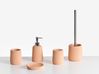 5-Piece Bathroom Accessories Set POZUZO Orange