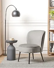 Armchair VOSS Velvet Light Grey_1187834