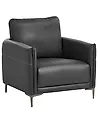 Armchair CILENS Fabric Black