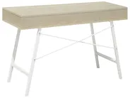 Biurko CLARITA 120 cm 48 cm z szufladami Jasnobrązowy_710803