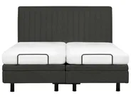 Adjustable Bed Fabric DUKE II 180 x 200 cm (EU Super King) Dark Grey_987381