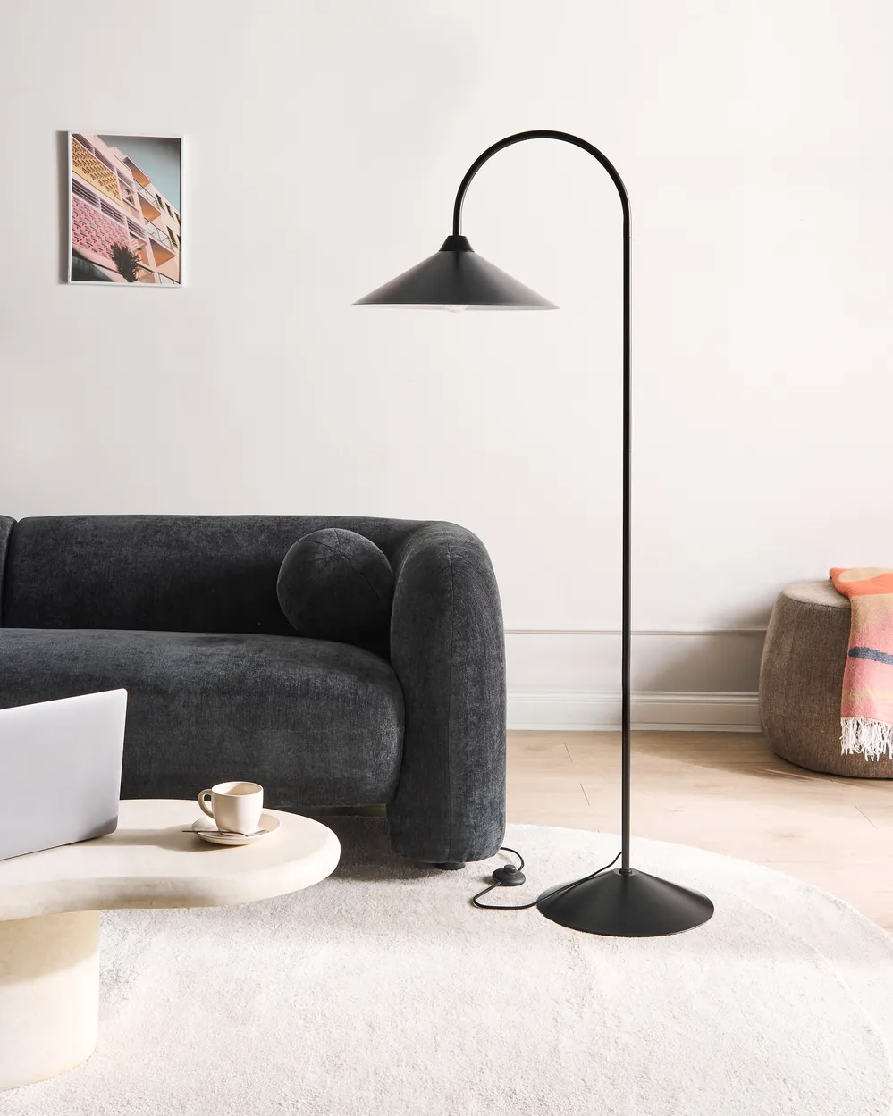 Lampada da pavimento SAVEGRE Metallo Nero_1036445