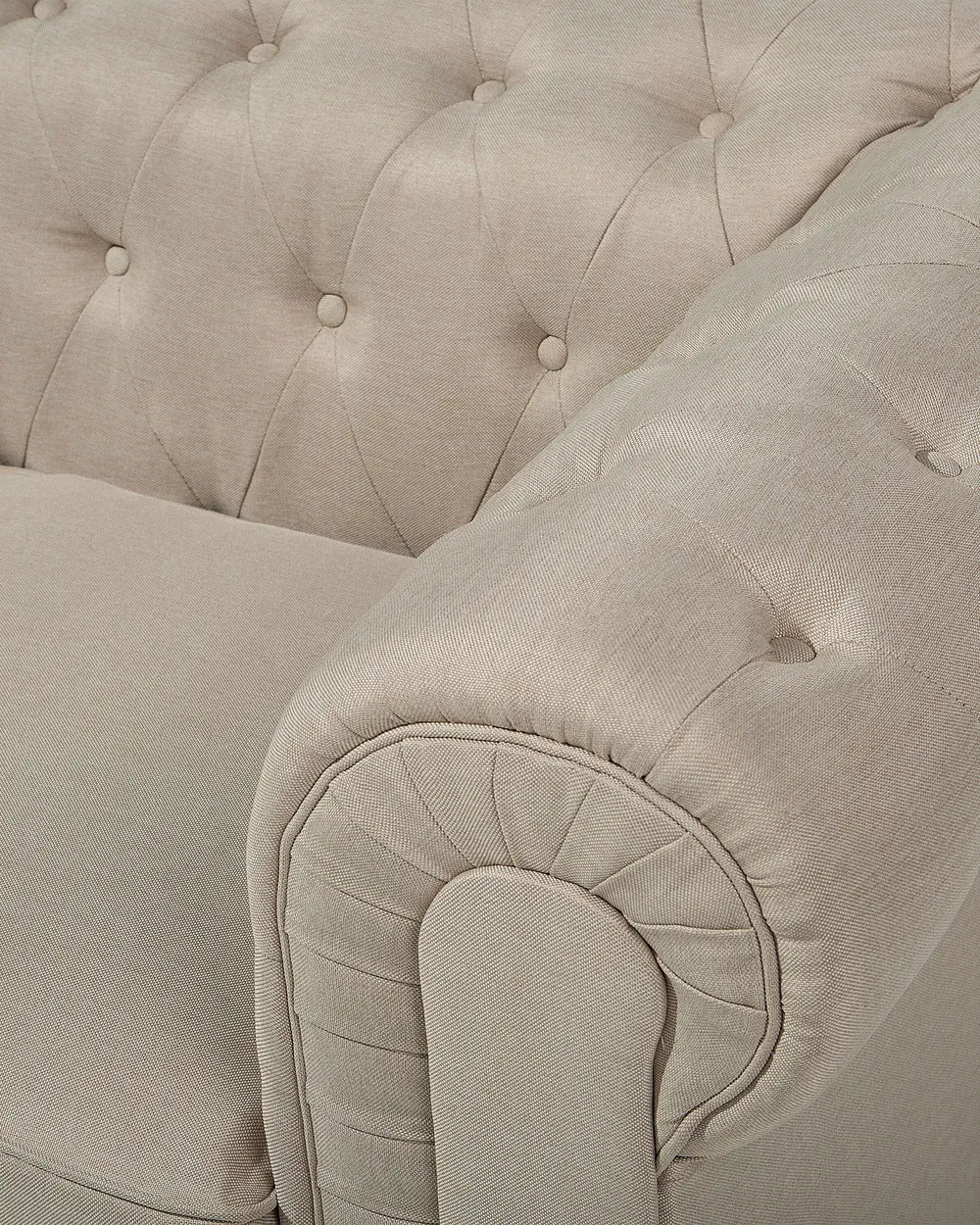 Armchair CHESTERFIELD Fabric Beige_709409