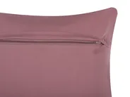 Set di 2 cuscini VAKAYAR 45 x 45 cm Cotone Rosa Trama floreale_768856