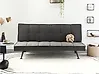 Sofa Bed 2 Seater HASLE Fabric Graphite Grey