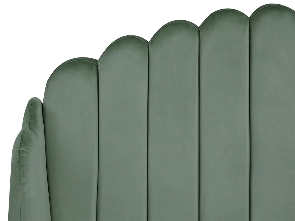 Bed Velvet AMBILLOU 120 x 200 cm (EU Small Double) Green_1014307