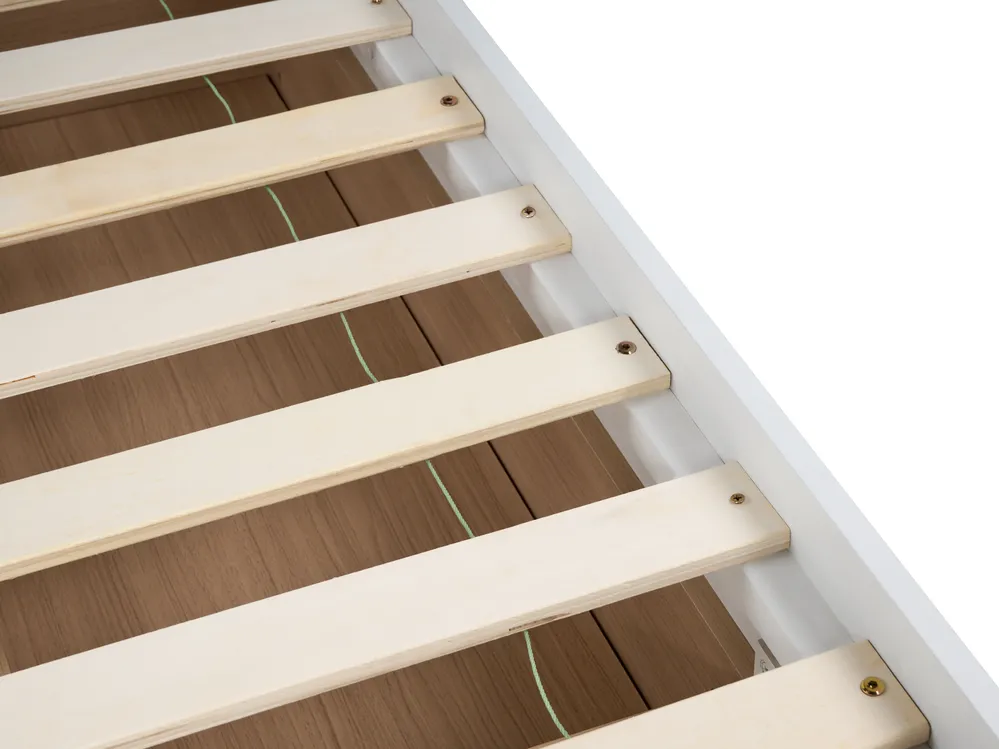 Bed with Storage Drawers without Headboard GIAT Wood White 180 x 200 cm (EU Super King)_1023347