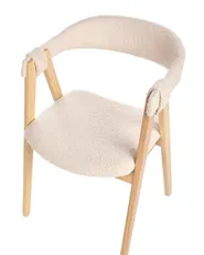 Set di 2 sedie da pranzo DAY Bouclé Marrone chiaro/Beige_949163