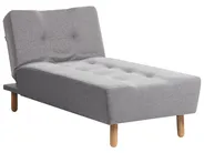 Chaise Longue ALSTEN Fabric Dark Grey_806877