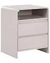 2 Drawer Bedside Table DORRIGO Light Beige