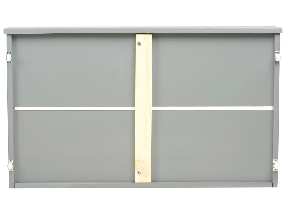 Set di 2 cassetti contenitori per letto Legno di pino RUMILLY Grigio_877179