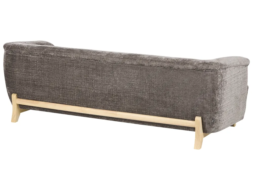 Living Room Set 5 Seater ALNOR Chenille Brown_1019079
