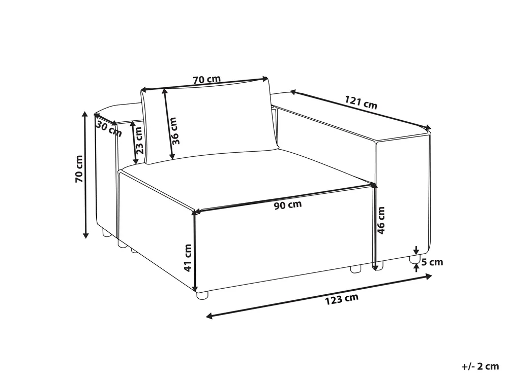 Modulo Angolare BRANDE Grigio Simmetrico_1003450