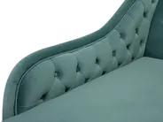 Right-Hand Chaise Longue NIMES Velvet Mint Green_712565