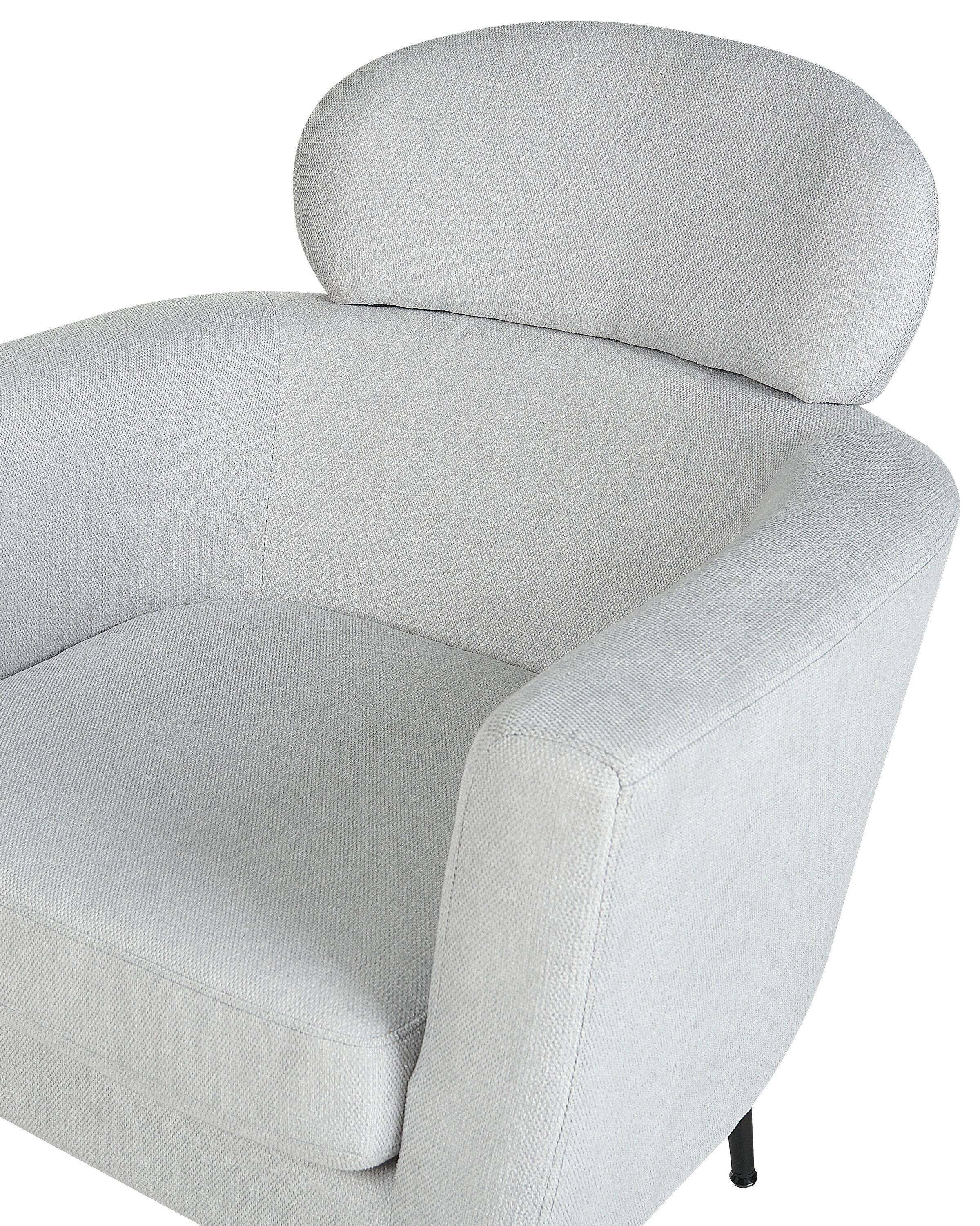 Poltrona Grigio Chiaro 60 cm in Tessuto Poltrona Grigio Chiaro 60 cm in Tessuto