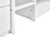 Wooden Kids Mid Sleeper Bed with Storage EU Single Size White SUSVILLE_935457